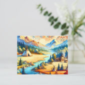 Carte Postale Sacred Valley - Paysage tribal des Amérindiens (Debout devant)