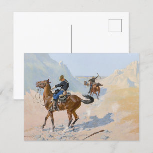 Carte Postale Sacrifice Militaire de Frederic Remington (L'Embus