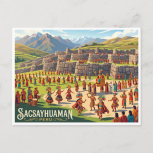 Carte Postale Sacsayhuaman Cusco Pérou