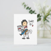 Carte Postale Saddle Up Cowboy Tshirts et cadeaux (Debout devant)