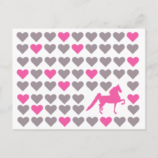 Carte postale Saddlebred - American Saddlebred Lov (Devant)