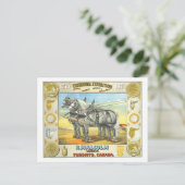 Carte Postale Saddler Centennial Exposition Publicité (Debout devant)