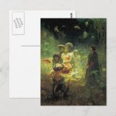 Carte Postale Sadko dans le royaume sous-marin par Ilya Repin (Devant / Derrière)