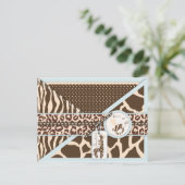 Carte postale Safari Boy TY (Debout devant)