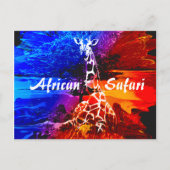 Carte Postale Safari Giraffe Dream (Devant)