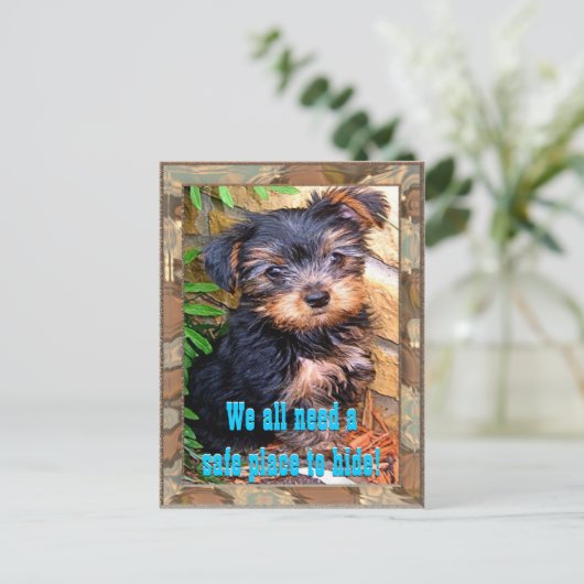 Carte postale Safe Place (Debout devant)