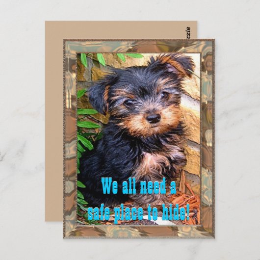 Carte postale Safe Place (Devant / Derrière)