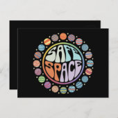 Carte Postale Safe Space LGBTQ Friendly Fierté Soutien Fière All (Devant / Derrière)