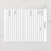 Carte Postale Saffron Crocus Herb Plante Materia Medica (Dos)