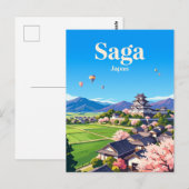 Carte Postale Saga Japon (Devant / Derrière)