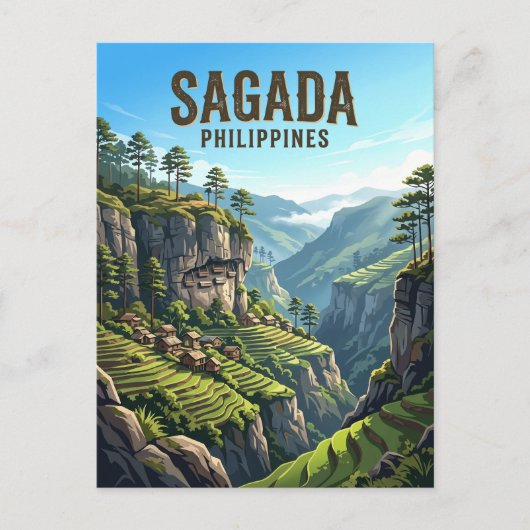 Carte Postale Sagada Philippines (Devant)