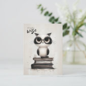 Carte Postale Sage de l'étude (Debout devant)