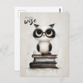 Carte Postale Sage de l'étude (Devant / Derrière)