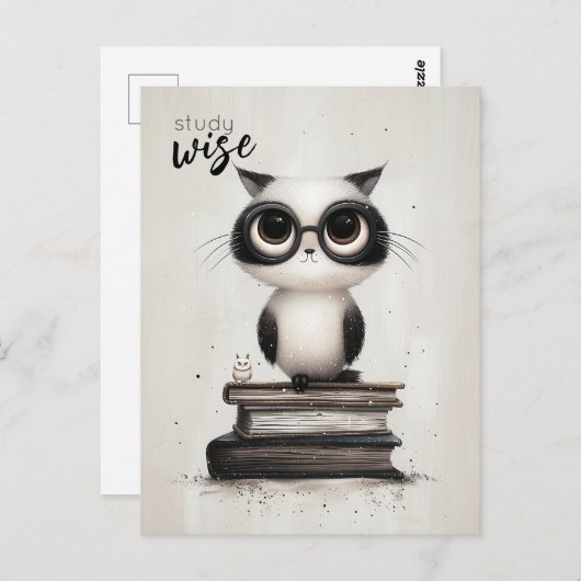 Carte Postale Sage de l'étude (Devant / Derrière)
