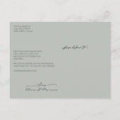 Carte Postale Sage de report du Mariage dérangeant social (Dos)