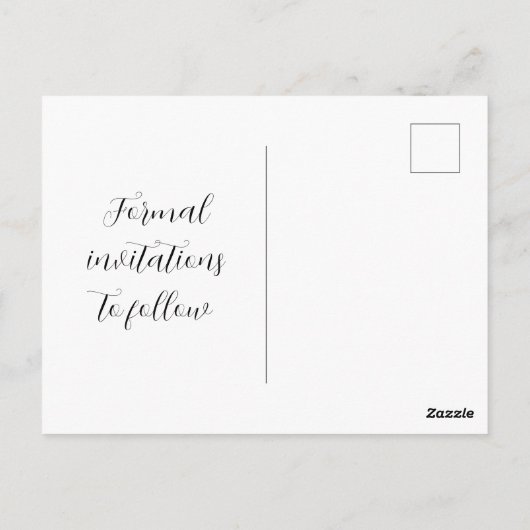 Carte Postale Sage Green Coeurs de calligraphie fantaisie Enregi (Dos)