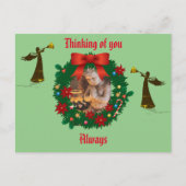 Carte Postale Sage -Penser à vous -toujours Holiday Angel (Devant)