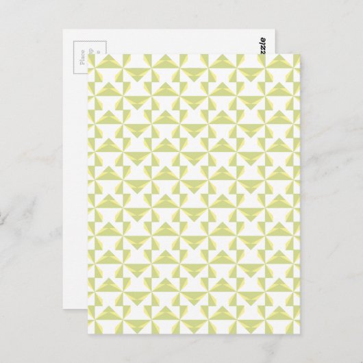 Carte Postale Sage Pinwheels (Devant / Derrière)