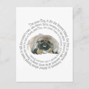 Carte Postale Sagesse pékinoise - et lamentation de Lord Byron