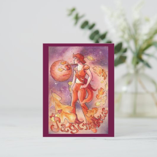 Carte Postale Sagittaire (Debout devant)