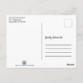 Carte Postale Sagittaire l'Archer (Dos)