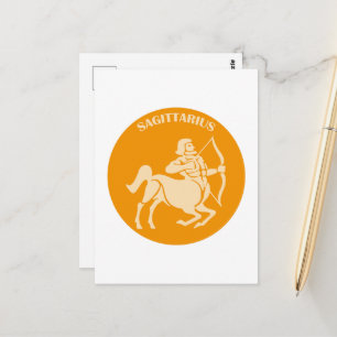 Carte Postale Sagittaire, Signe du zodiaque, Horoscope, Astrolog