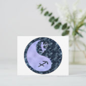 Carte Postale Sagittaire Yin Yang (Debout devant)