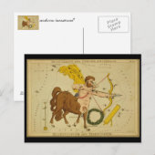 Carte postale Sagittarius (Devant / Derrière)