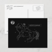Carte postale Sagittarius (Devant / Derrière)