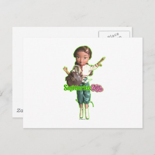 Carte postale Sagittarius (Devant / Derrière)