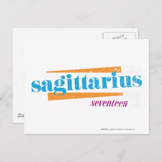 Carte Postale Sagittarius Aqua (Devant / Derrière)
