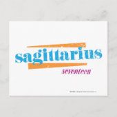 Carte Postale Sagittarius Aqua (Devant)