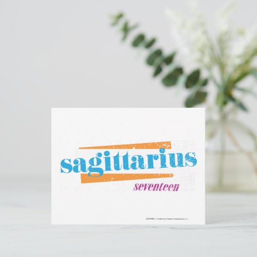 Carte Postale Sagittarius Aqua (Debout devant)