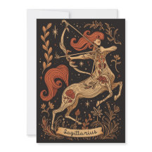 Carte postale - Sagittarius Celestius Zodiac Art