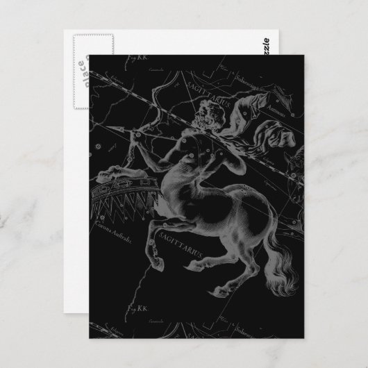 Carte Postale Sagittarius Constellation Classy Hevelius (Devant / Derrière)