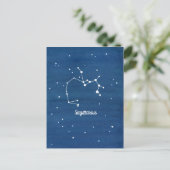 Carte Postale Sagittarius Constellation Nuit Sky Indigo (Debout devant)