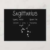 Carte Postale Sagittarius Horoscope Astrologie Étoile Signal Ann (Devant)