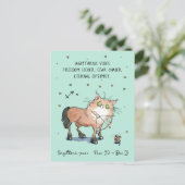 Carte postale Sagittarius Zodiac Chat Carte postal (Debout devant)