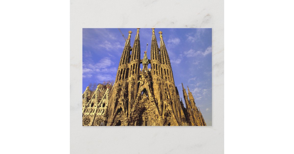 Carte Postale Ancienne Sagrada Família - Barcelone - Voyage Espagne