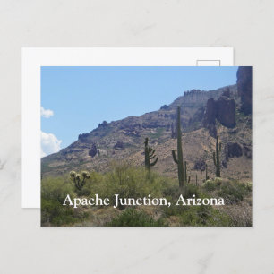 Carte Postale Saguaros et Montagnes