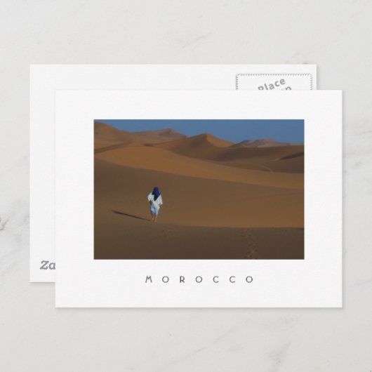 Carte postale Sahara (Devant / Derrière)