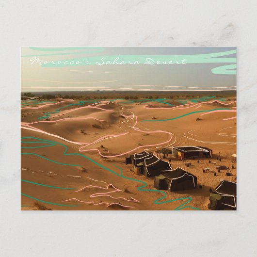 Carte postale Sahara Desert (Devant)