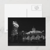 Carte Postale Sahara Las Vegas en noir et blanc (Devant / Derrière)