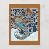 Carte Postale Sahara Pearls Tribal Exotic Peacock (Devant)