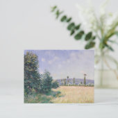 Carte Postale Sahurs Meadows dans le soleil du matin (Debout devant)