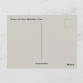 Carte Postale Saidani Ma Tomb Hyderabad Inde (Dos)