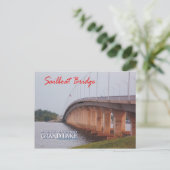 Carte postale Sailboat Bridge Grove Oklahoma 2 (Debout devant)