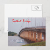 Carte postale Sailboat Bridge Grove Oklahoma 2 (Devant / Derrière)