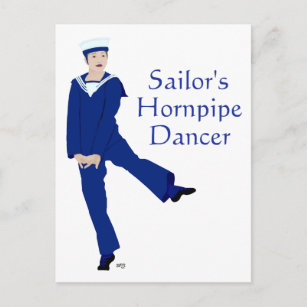 Carte Postale Sailers Hornpipe Dancer