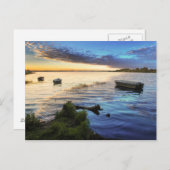 Carte Postale Sailing Boat Reflection From the Sunset (Devant / Derrière)